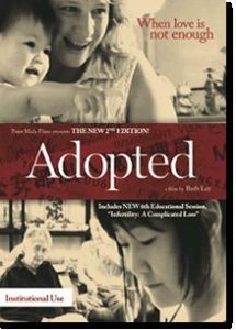 A poster for the movie, adopted.