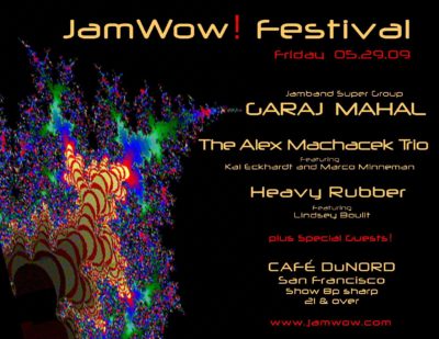 A poster for the jam wow festival.