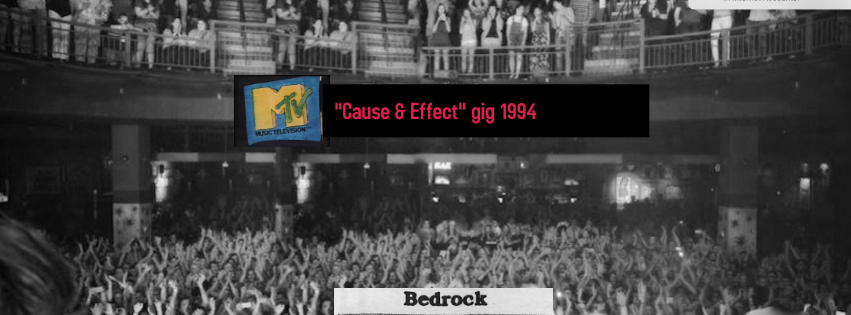 A picture of the front of an mtv show.