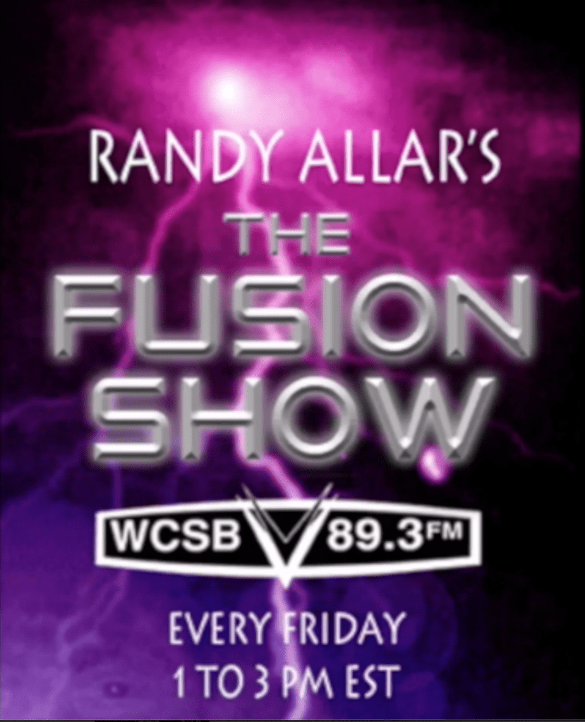 A purple and black logo for the fusion show.