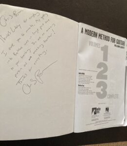 A book with some writing on it